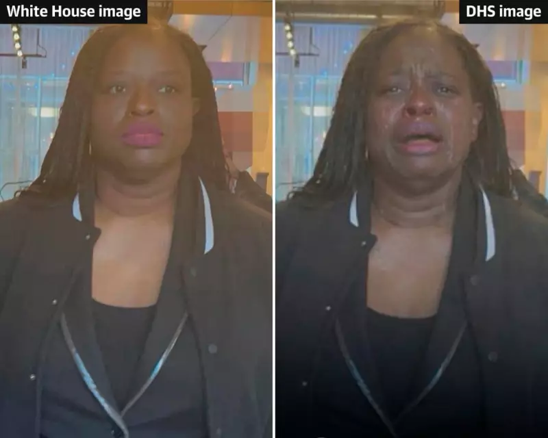 White House Accused of Posting Altered Image of Arrested Protester