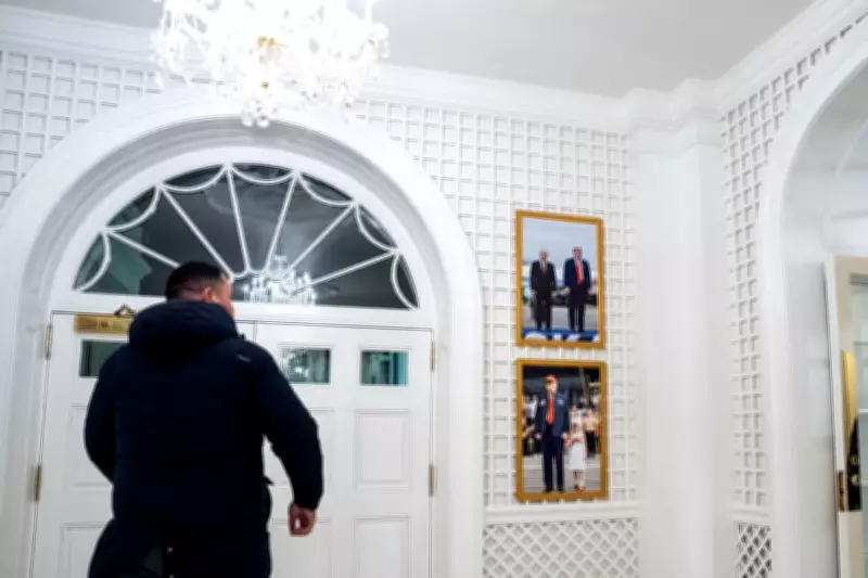 White House Display of Trump-Putin Photo Draws International Criticism