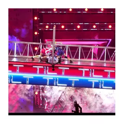 Gladiators' New 'Everest' Game Suspends Stars 21ft High on Tilting Platform