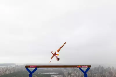 Gymnast Lily Smith Performs Daring Beam Routine 52 Floors Above Manhattan