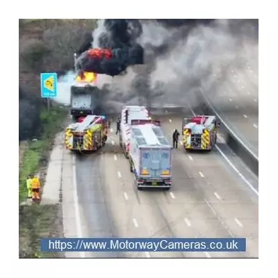 M25 Chaos: Lorry Fire Causes 45-Minute Delays, Road Closed Both Ways