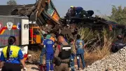 32 Killed as Crane Collapses on Thai Train in High-Speed Rail Construction Disaster