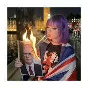 AI-Generated Purple-Haired Goth Becomes UK Far-Right Symbol