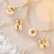 Anthropologie's 'Modern' Initial Necklace Slashed to £20 in Boxing Day Sale