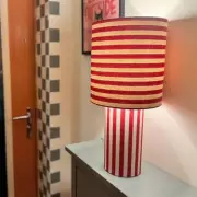 Dusk's Lucia Striped Lamp: A Vibrant Home Transformation Under £30