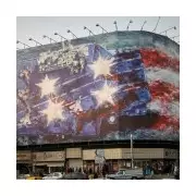 Iran Unveils Giant Mural Threatening US with 'Reap the Whirlwind' Warning