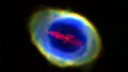 Iron 'Bar' in Ring Nebula: Clue to Earth's Future Fate?