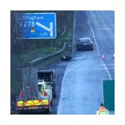 M2 closed after fatal Tesla and motorcycle crash claims man's life