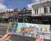 Melbourne Artist's 7-Year Quest to Sketch Entire Brunswick Street