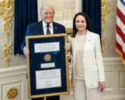 Nobel Committee Condemns Machado's 'Absurd' Gift of Peace Medal to Trump