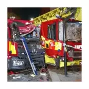 Six London Firefighters Hospitalised After Two Fire Engines Collide in Islington