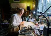 Two Cartoonists Depict Trump and Global Turmoil in Unique Artistic Duel