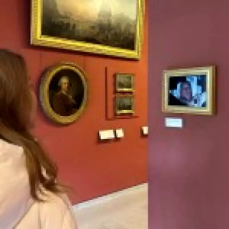 Activists Hang Prince Andrew's Arrest Photo in Louvre Museum as Protest