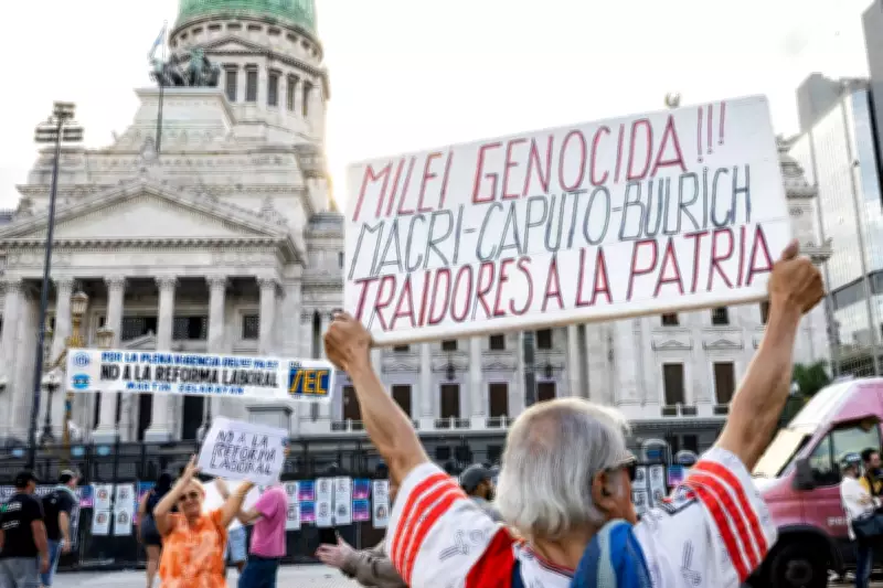 Argentina's Labor Reform Sparks Protests: Milei's Overhaul Faces Senate Vote