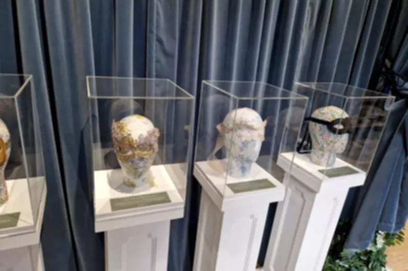 Bridgerton Season 4 Masquerade Masks Displayed at London's Liberty Pop-Up
