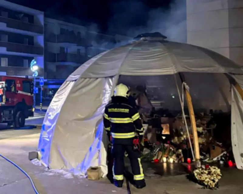 Candle Blaze Damages Swiss Bar Fire Memorial in Crans-Montana