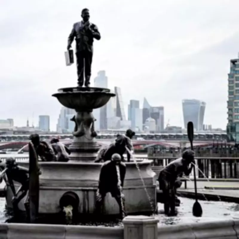 Channel 4's 'Fountain of Filth' Erupts on South Bank in Sewage Scandal Protest