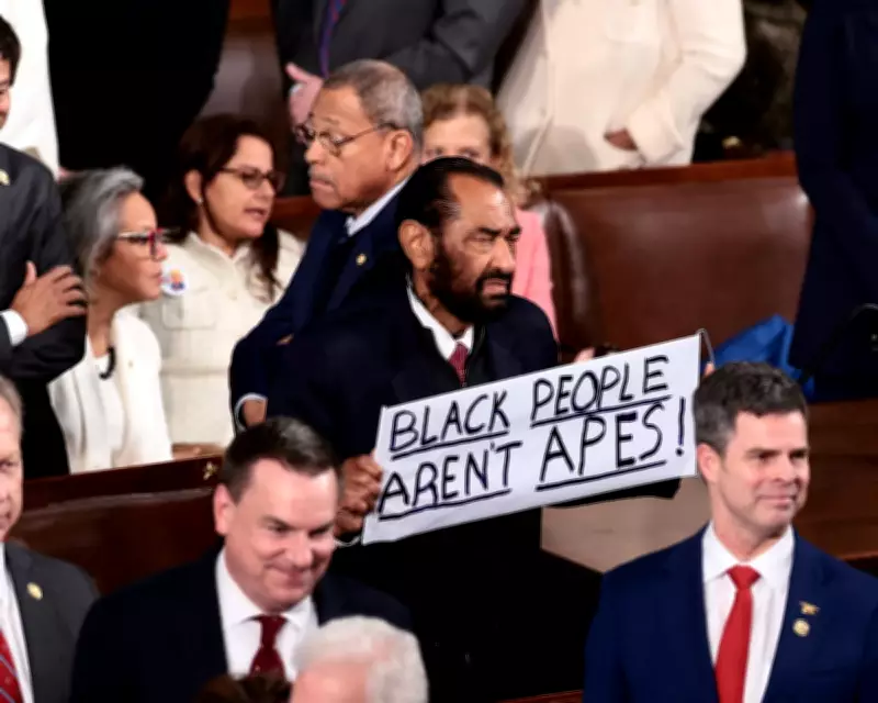 Congressman Al Green Ejected Again from State of the Union for Protest Sign