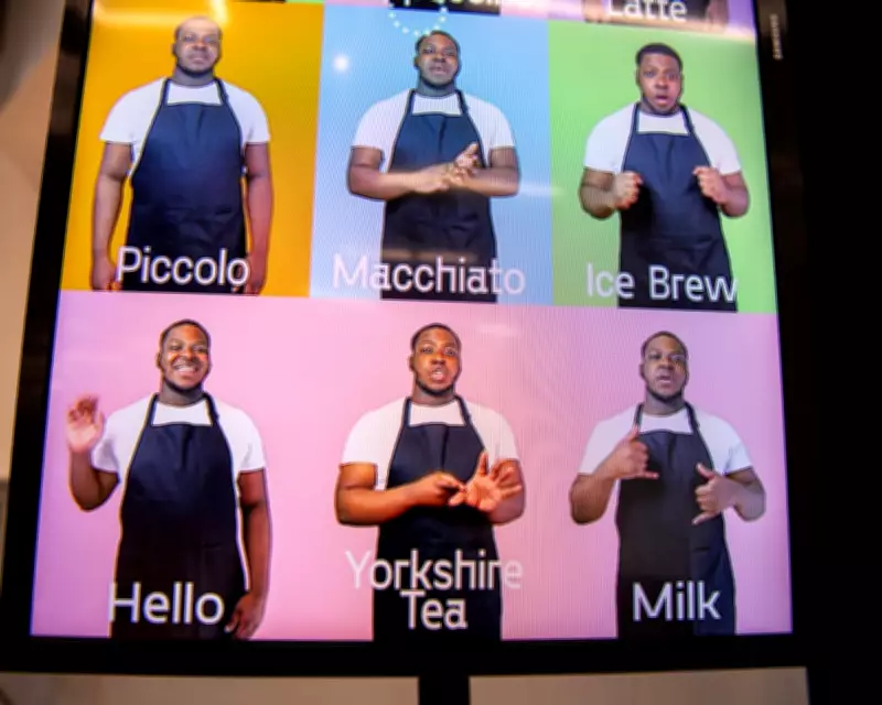 Deaf-run Dialogue Cafe uses video menu to teach BSL ordering in east London