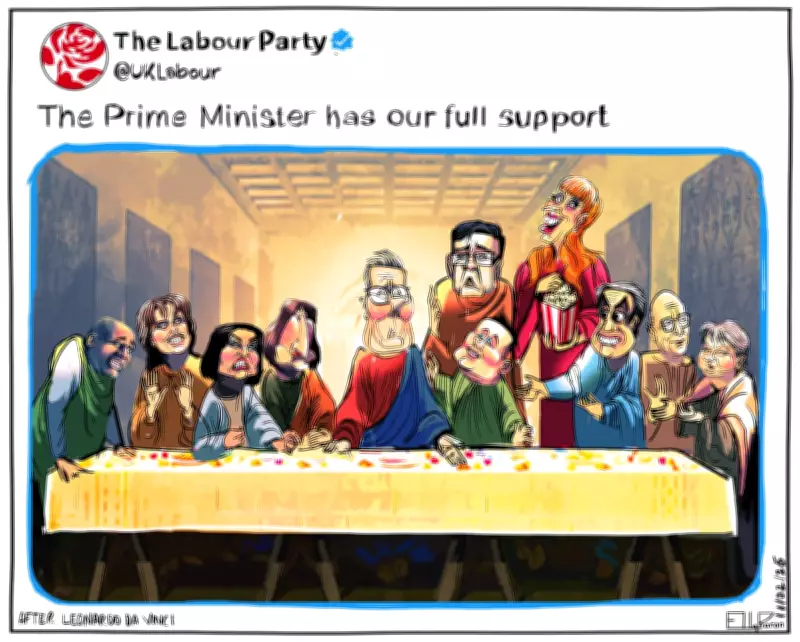 Ella Baron's 'Last Supper' Cartoon Satirises Keir Starmer's Leadership