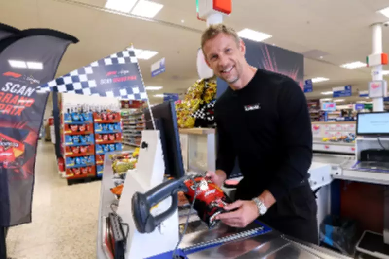 F1 Champion Jenson Button Loses to Shop Assistant in Doritos Scan Grand Prix