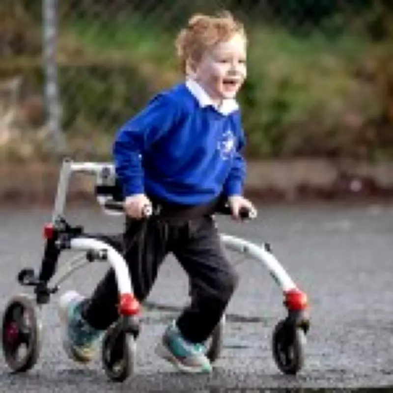 Four-Year-Old with Cerebral Palsy Runs 100 Miles for School Fundraiser