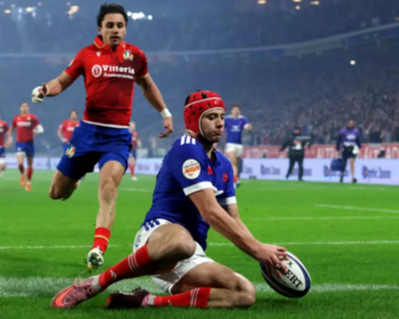 France's Bielle-Biarrey Sets Six Nations Try Record in 33-8 Victory Over Italy