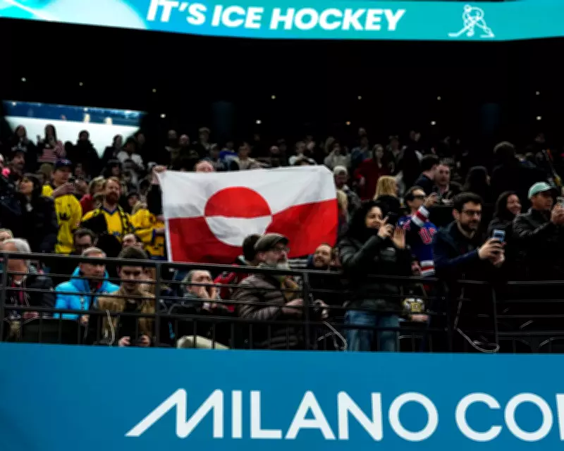 Greenland Flag Waved at Olympic Hockey Game as European Solidarity Gesture