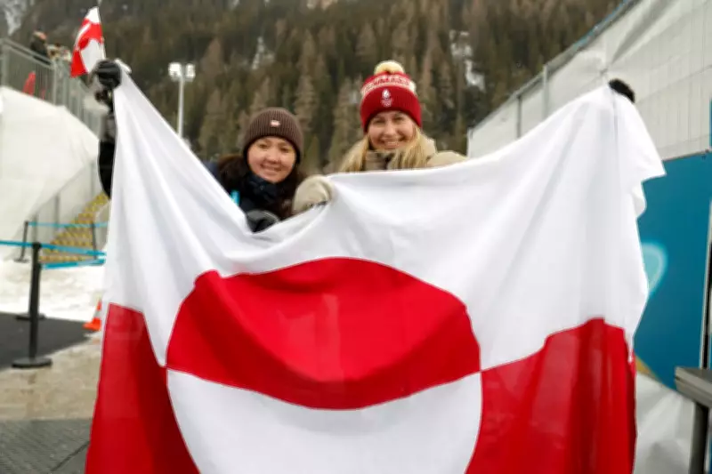 Greenland's Olympian Defies Trump, Waves Flag of Hope at Winter Games