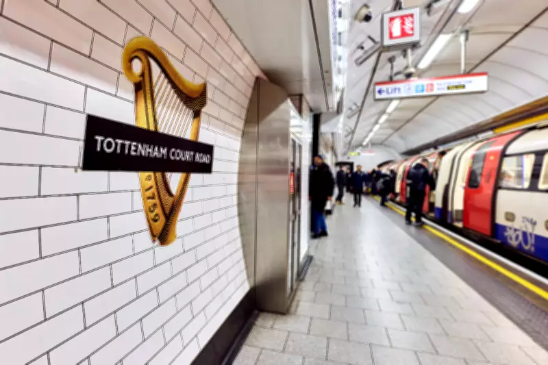 Guinness Transforms Tube Platforms in TfL Advertising Campaign