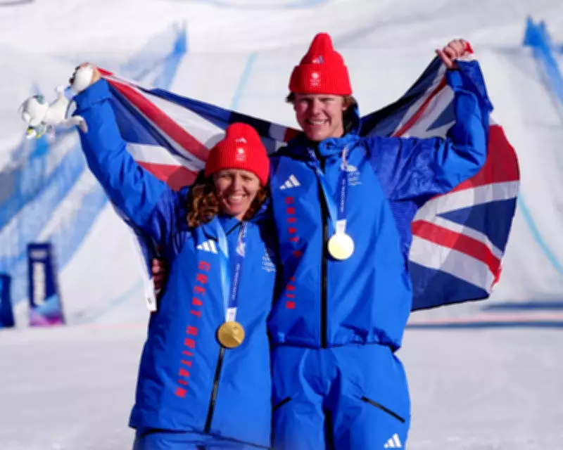 Historic Snow Gold: Bankes and Nightingale Triumph in Mixed Team Snowboard Cross