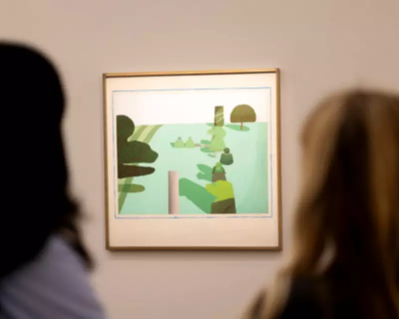 Hockney's First English Landscape Emerges for Auction After 30 Years