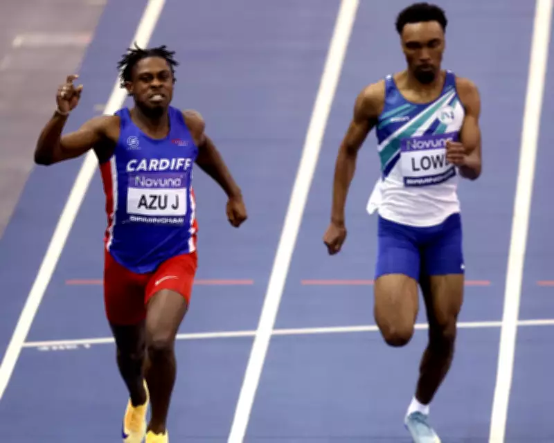 Jeremiah Azu Secures Surprise Sprint Double at UK Indoor Championships
