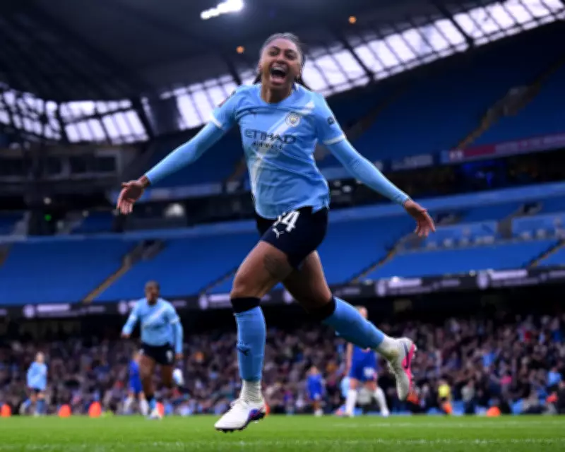 Kerolin Hat-Trick Demolishes Chelsea as Manchester City Seize WSL Crown