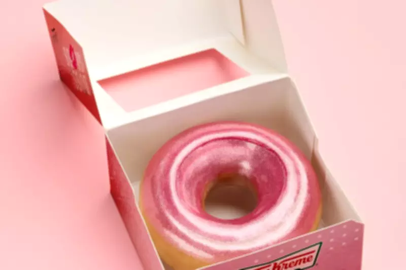 Krispy Kreme Revives Strawberry Gloss Doughnut for Valentine's Day