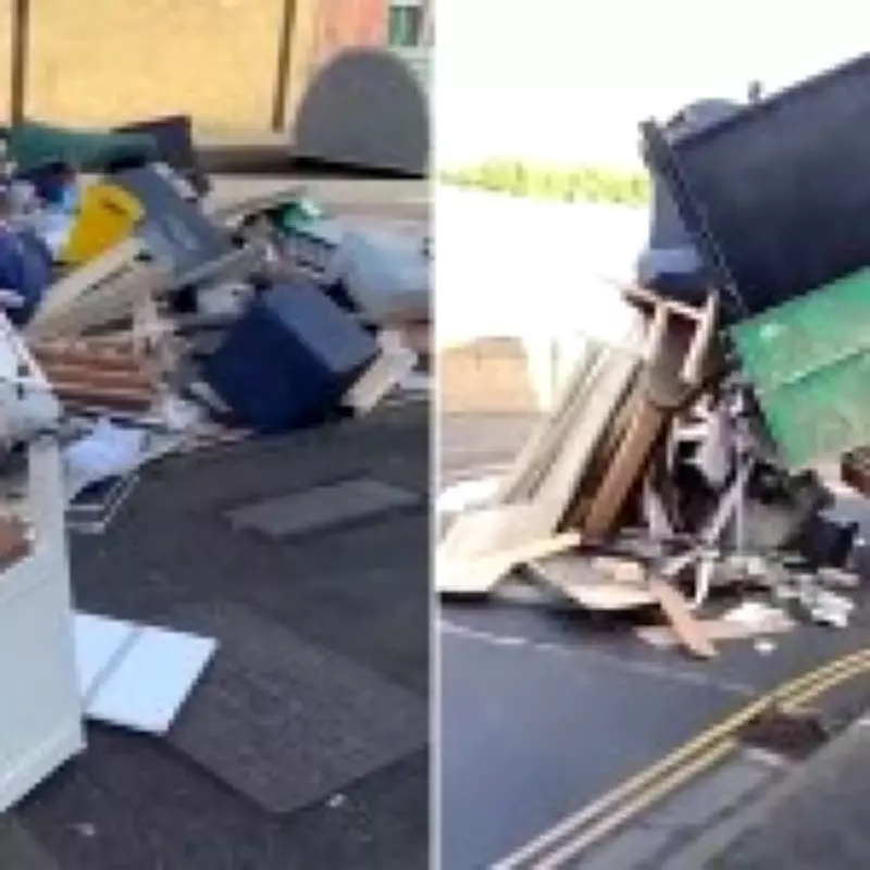 London Residents Film Brazen Fly-Tipping Incident in Ealing Neighborhood