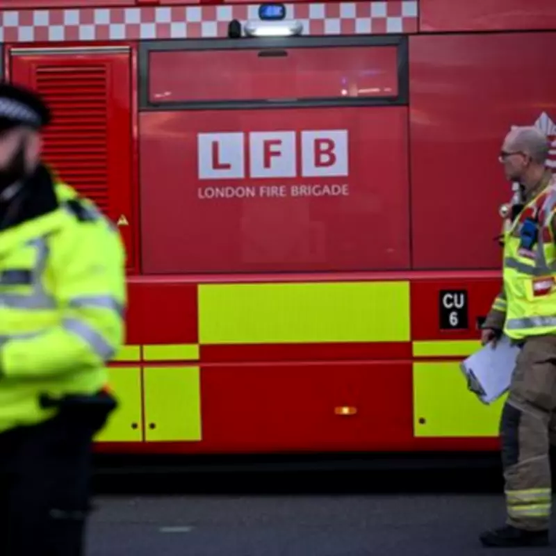 Major Fire Erupts in Battersea: Three-Storey Building Engulfed in Flames