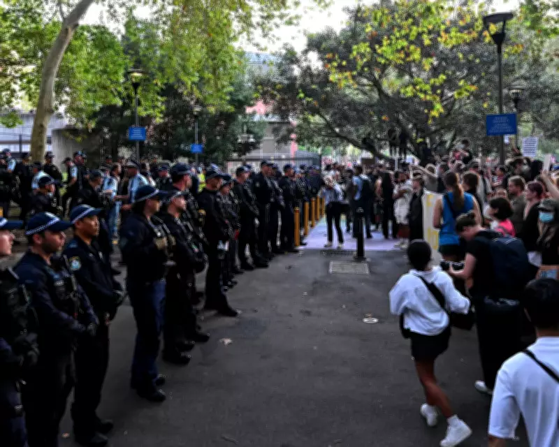 Man Charged Following Tense Standoff at Sydney Police Station Protest