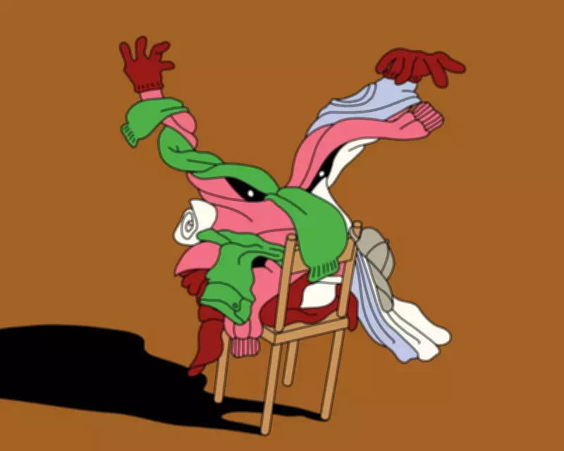 Marital Clash Over Bedroom Clothes Pile: Tidy Husband vs. Messy Wife