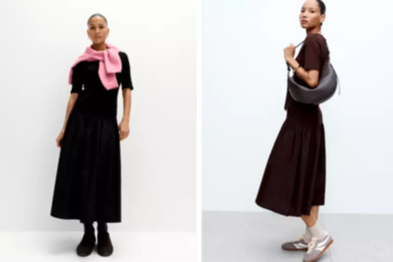 M&S Ribbed Midi Dress Earns Rave Reviews for Versatility and Value