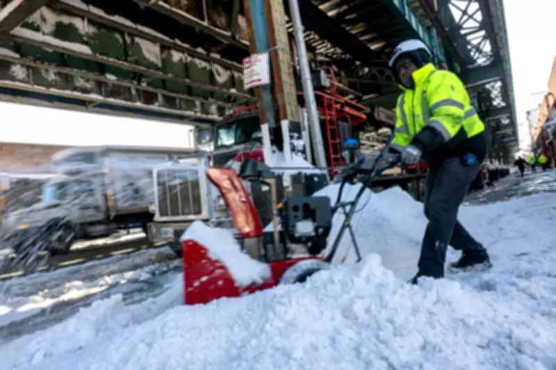 North East Digs Out After Major Snow Storm Hits Region