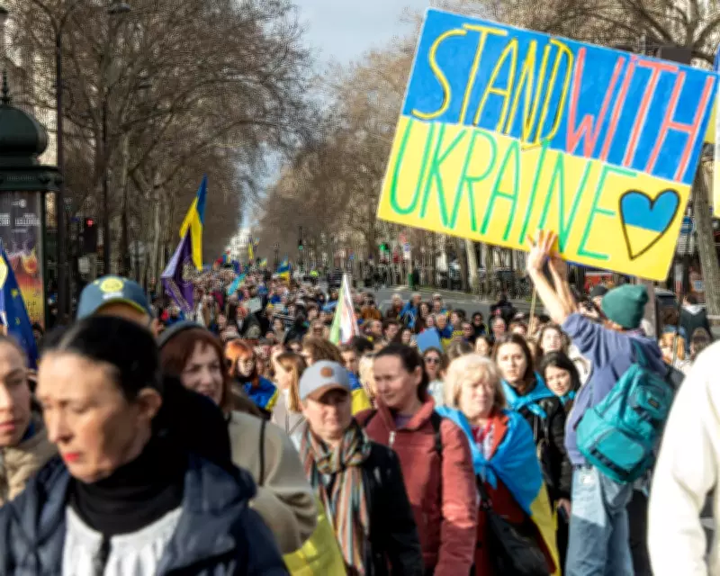 Paris March and Diplomatic Tensions Mark Ukraine War Anniversary