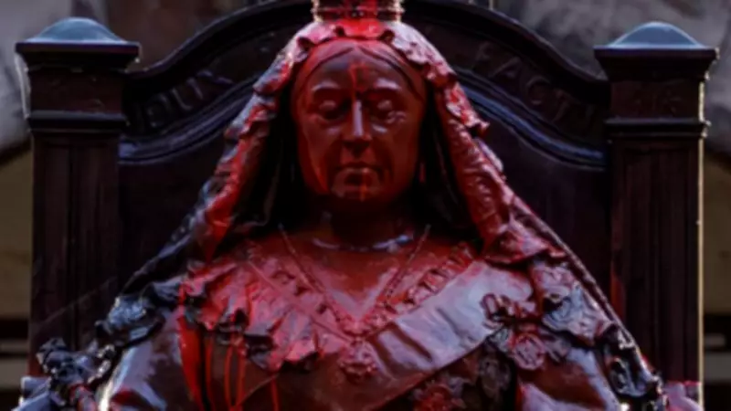Queen Victoria Statue Vandalised with Red Paint in Belfast Hospital Grounds