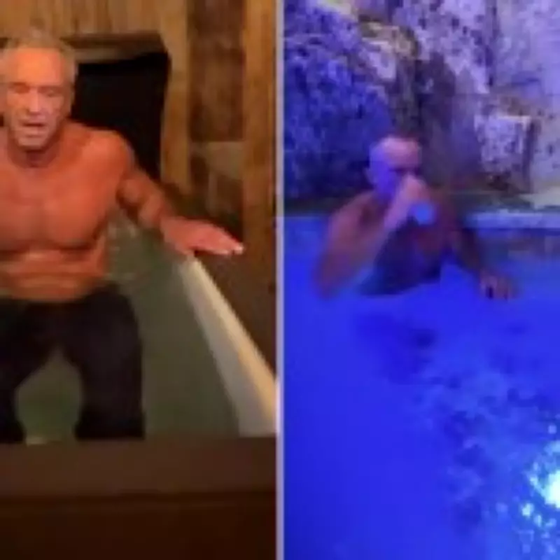 RFK Jr's Ice Bath Stunt: Health Secretary's Denim-Clad Fitness Message