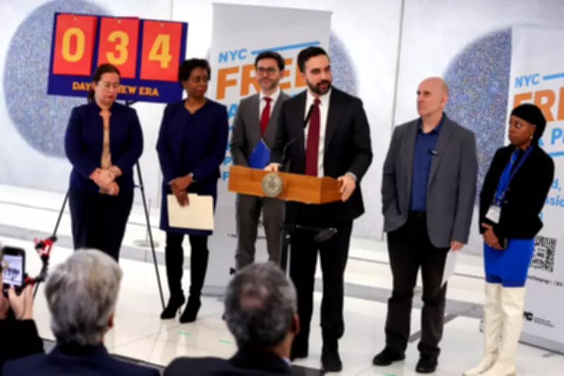 Right-Wing Critics Blame Socialist Mayor for Unmelted New York Snow