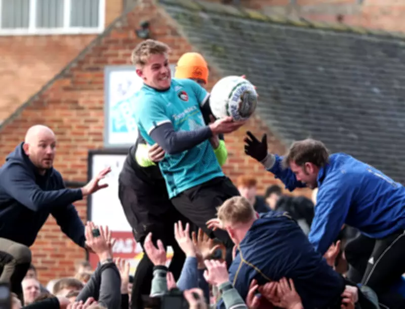 Royal Shrovetide Football: Centuries-Old Mass Game Draws Crowds in Derbyshire