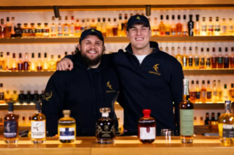 Rugby Stars Unveil Exclusive 38-Year-Old Hirundine Whisky Masterpiece
