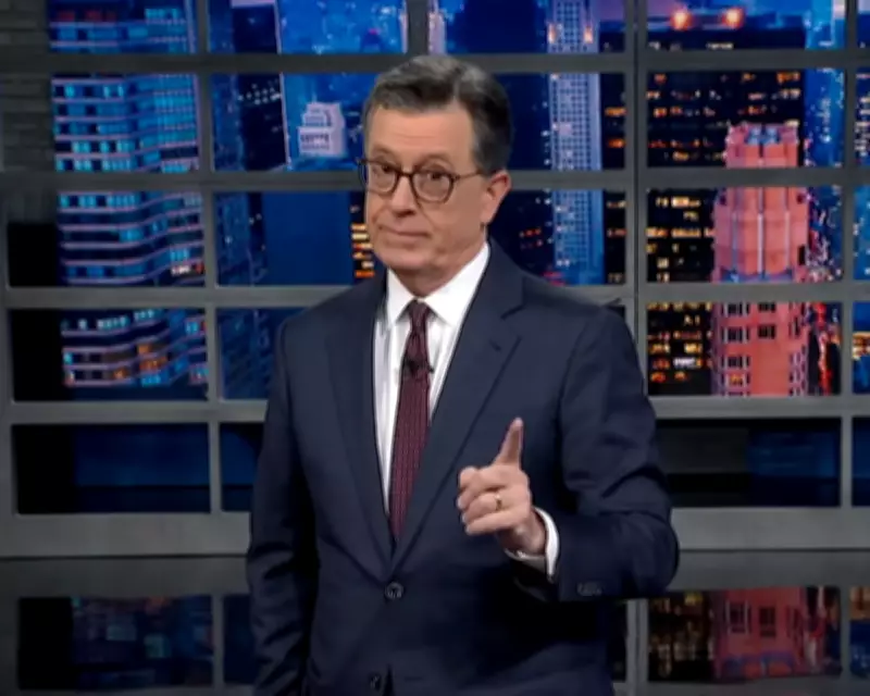 Stephen Colbert Mocks Kristi Noem Scandal, Obama's Alien Claims, and Maha's Chatbot