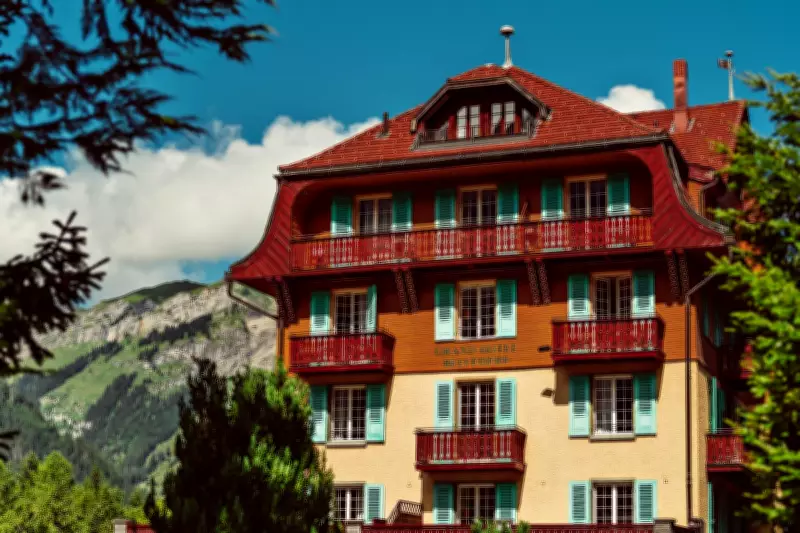 Swiss Alps' Grand Hotel Belvedere Offers Wes Anderson Charm and Alpine Serenity