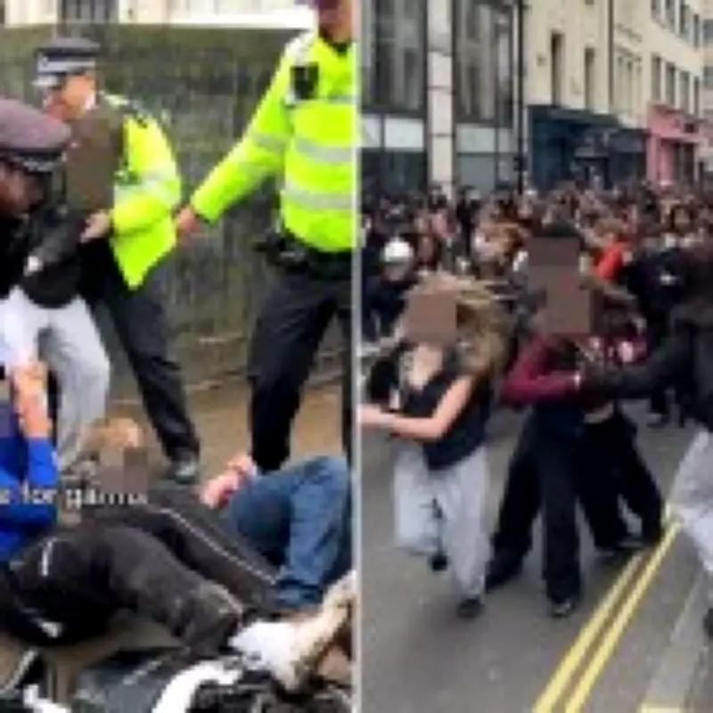 Teen Mob Chaos in London as Pop-Up Shop Frenzy Erupts into Violence